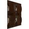 Ekena Millwork 11 7/8in. W x 11 7/8in. H Adonis EnduraWall Decorative 3D Wall Panel Covers 0.98 Sq. Ft. WP12X12ADAMB - alternate 3
